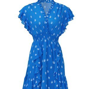 Shoshanna Yasmine Tiered Floral Dress